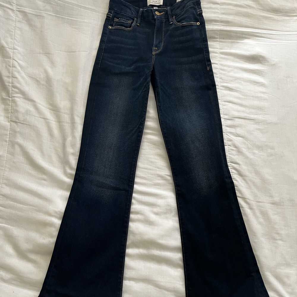 Frame Denim Le Crop Mini Boot